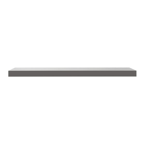 Sivá nástenná polička Intertrade Shelvy, dĺžka 80 cm