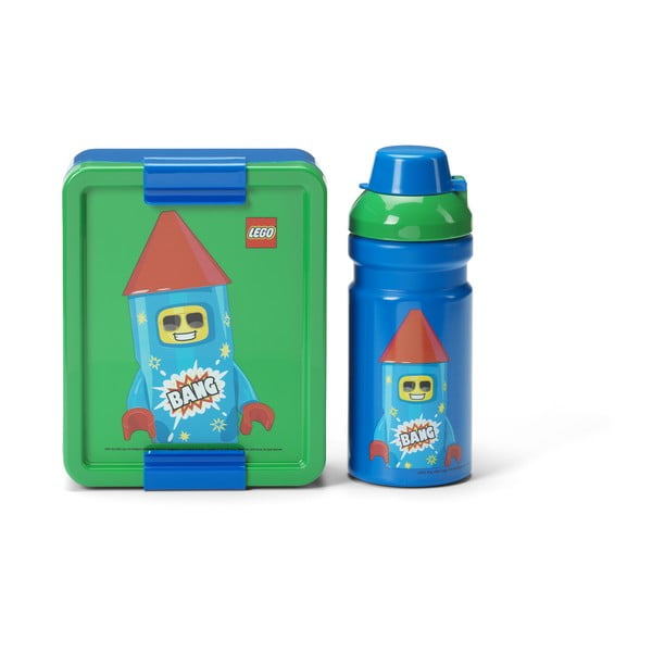 Detský desiatový box s fliaš Rocket – LEGO®