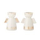 Kameninové svietniky v súprave na čajovú sviečku 2 ks Faella – Bloomingville