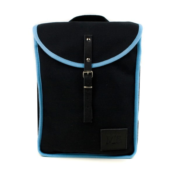 Čierny batoh so svetlomodrým detailom Mödernaked Blue Heap