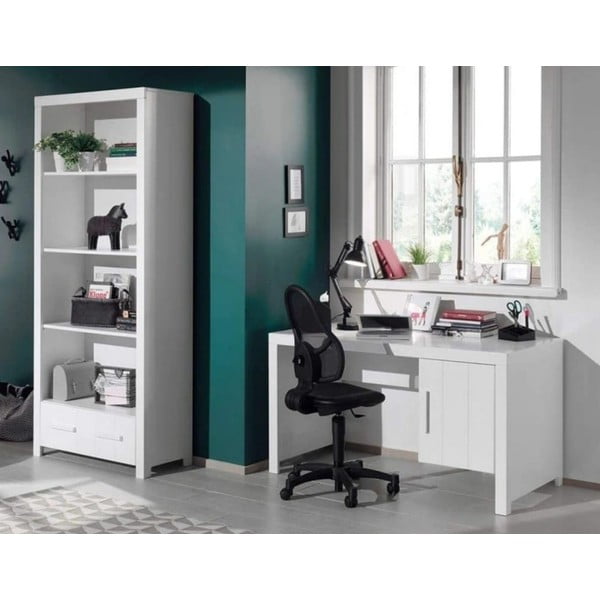 Detský pracovný stôl z masívneho borovicového dreva Vipack Erik-image-1