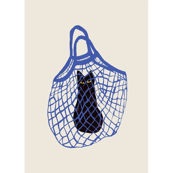 Plagát 30x40 cm The Cat’s In The Bag – Chloe Purpero Johnson – The Poster Club