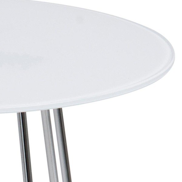 Biely odkladací stolík Actona Casia, ⌀ 40 cm-image-3