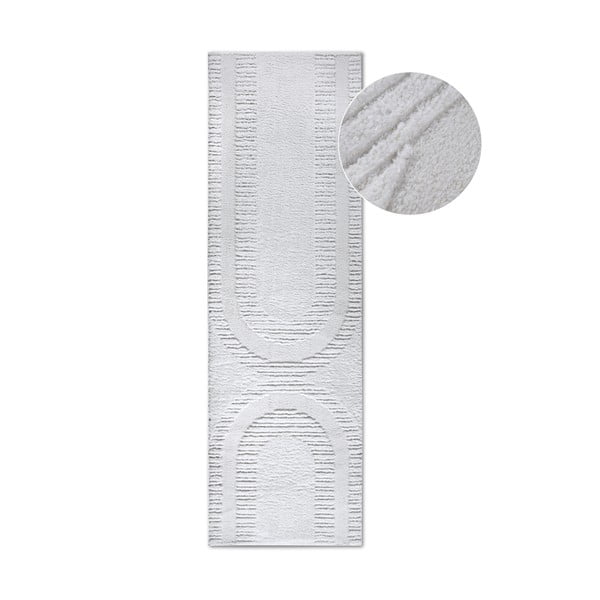 Krémovobiely behúň 80x240 cm Bartoux Cream White – Elle Decoration