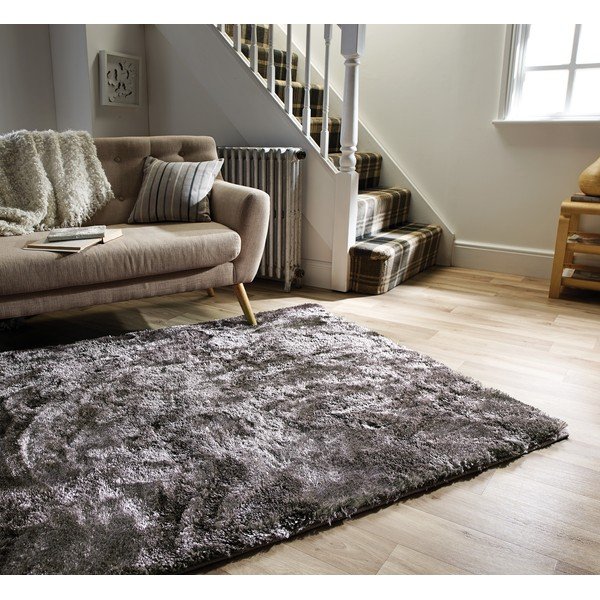 Sivý koberec Flair Rugs Serenity Silver, 120 × 170 cm-image-3