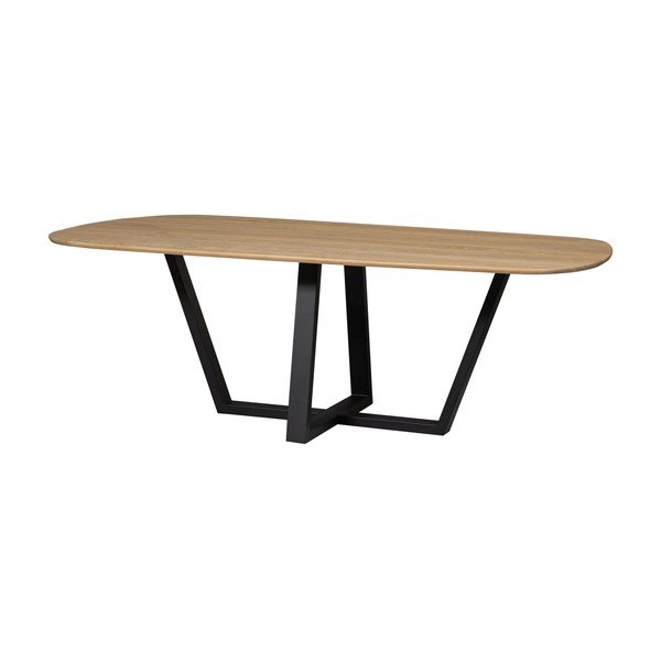 Jedálenský stôl s doskou z dubového dreva 100x220 cm Tablo – WOOOD-image-4
