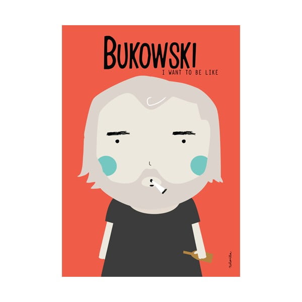 Plagát NiñaSilla Bukowski, 21 x 42 cm