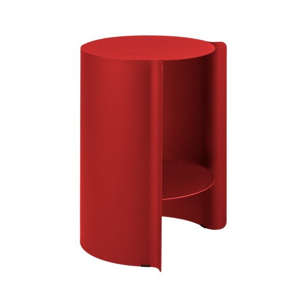 Oceľový okrúhly odkladací stolík ø 32 cm Wa – noo.ma-image-3