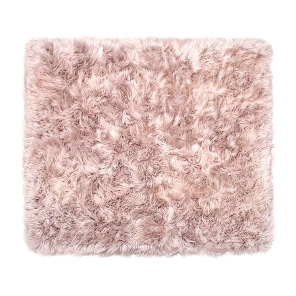 Béžový koberec z ovčej kožušiny Royal Dream Zealand, 130 × 150 cm
