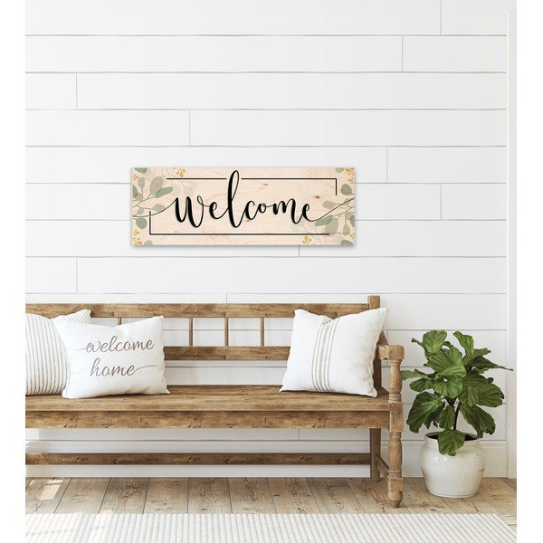 Nástenná dekorácia Styler Welcome, 25 x 70 cm-image-1