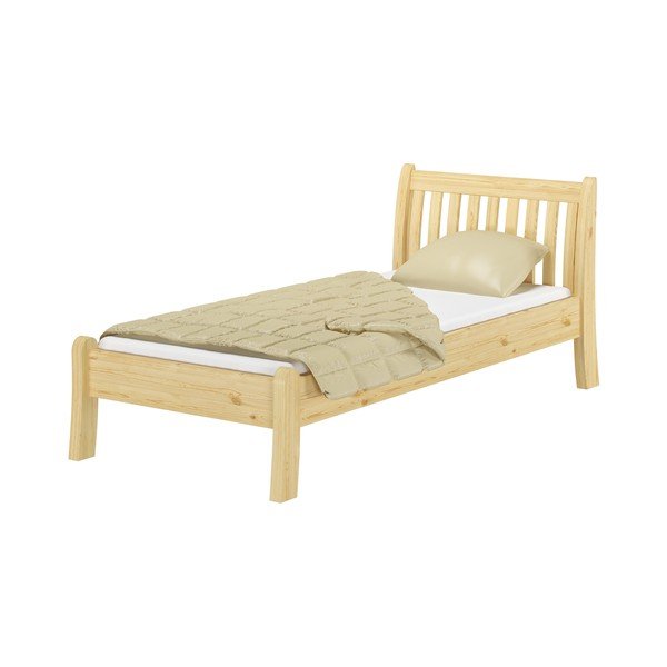 Jednolôžková posteľ z borovicového dreva v prírodnej farbe 90x200 cm Tonja – Olivia Living