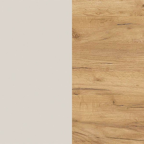 Krémovobiela závesná skrinka v dekore duba 93x52x29 cm Libbiano – Germania-image-3