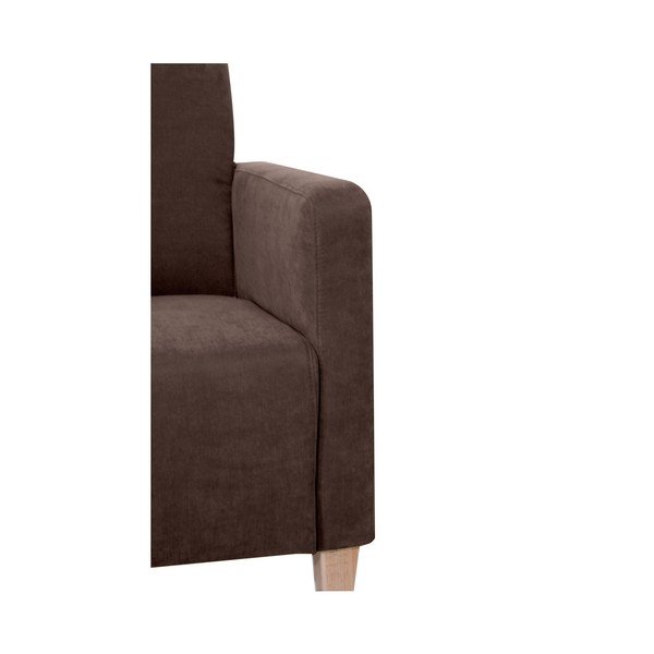 Hnedé kreslo Max Winzer Milla Velor-image-4