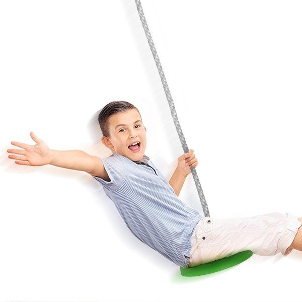 Zelená detská hojdačka InnovaGoods-image-1