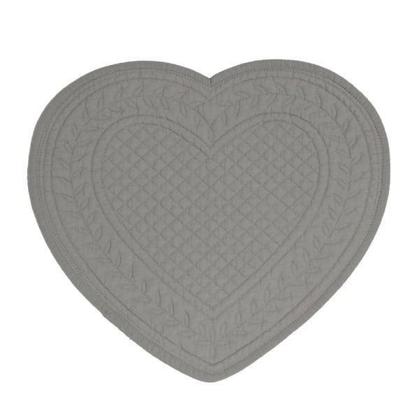 Set 6 bavlnených prestieraní Dark Heart, 30 cm