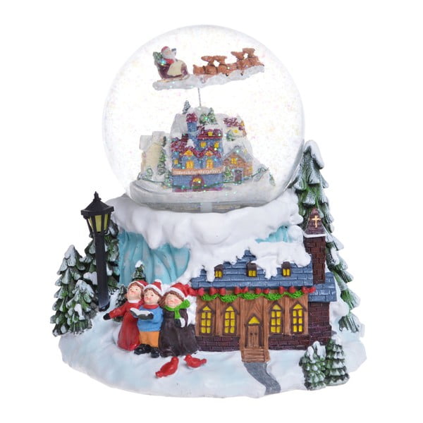 Hrajúca snežná guľa Ewax Snowy Village