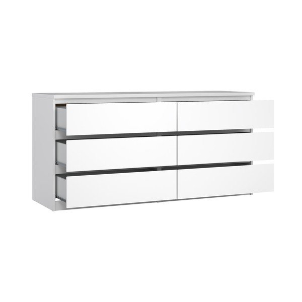 Biela komoda 154x76x50 cm Naia – Tvilum-image-3