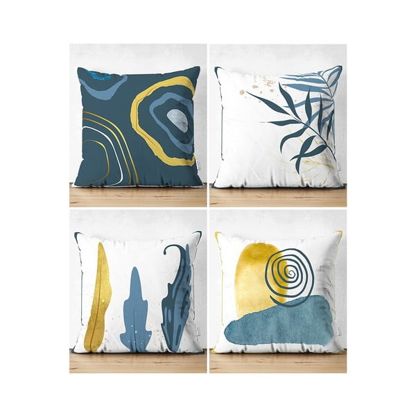 Obliečky na vankúše v súprave 4 ks 43x43 cm - Mila Home-image-2