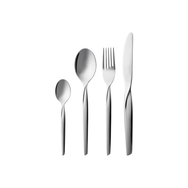 Antikoro príbor v striebornej farbe 16 ks Twist – Gense