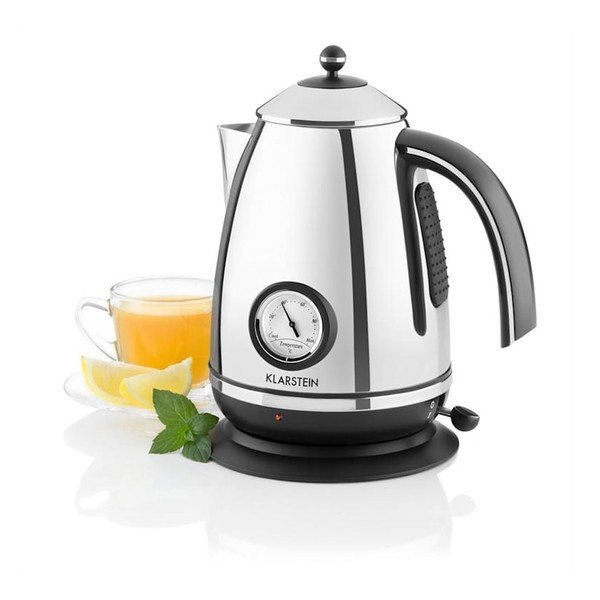 Rýchlovarná kanvica v striebornej farbe Klarstein Aquavita Chalet-image-2