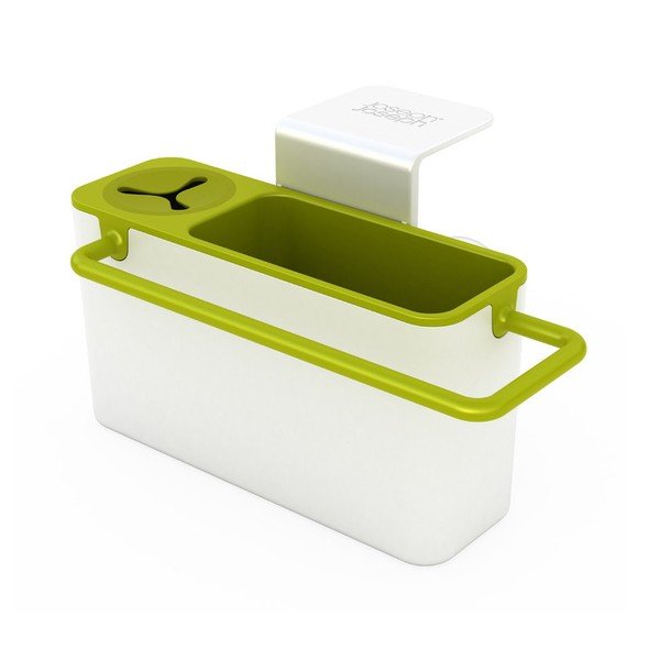 Bielo-zelený stojan na umývacie prostriedky Joseph Joseph Sink Aid
