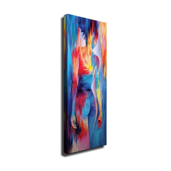 Nástenný obraz na plátne Woman, 30 × 80 cm