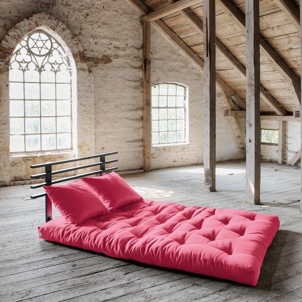 Rozkladacia pohovka Karup Shin Sano Black/Magenta-image-1