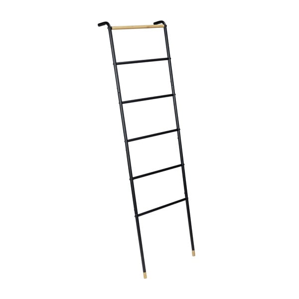 Čierny kovový dekoratívny rebrík Loft - Wenko