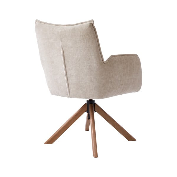 Krémovobiele čalúnené jedálenské kreslá v súprave 2 ks Marilla – Unique Furniture-image-4