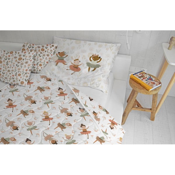 Prešívaná deka a obliečka na vankúš v súprave z bavlneného saténu 140x200 cm – Butter Kings-image-1