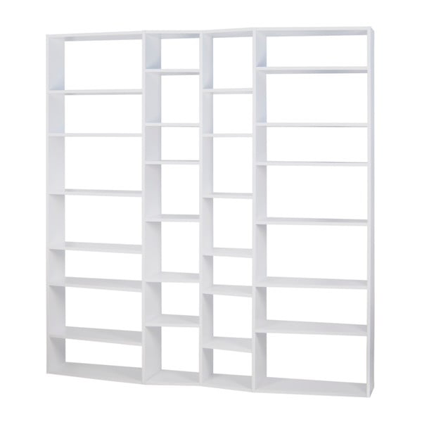 Biela knižnica 214x224 cm Valsa – TemaHome-image-1