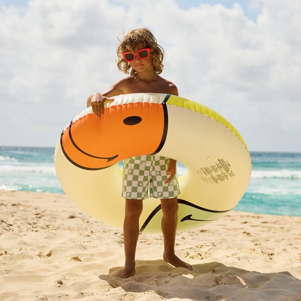 Nafukovací kruh Sunnylife Smiley, ø 110 cm-image-2