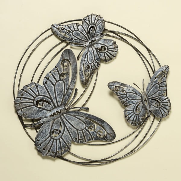Nástenná dekorácia Butterflies, 58 cm