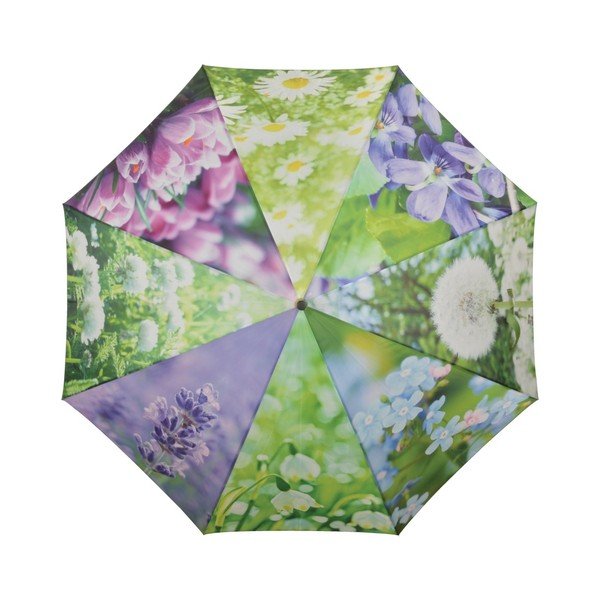 Dáždnik s kvetinami Esschert Design, ⌀ 120 cm-image-1