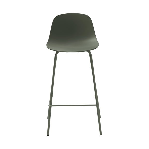 Kaki plastová barová stolička 92,5 cm Whitby – Unique Furniture