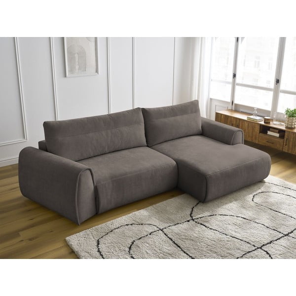 Hnedá rohová pohovka Aden – Bobochic Paris-image-1