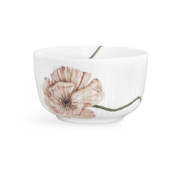 Biela porcelánová miska Kähler Design Hammershøi Poppy, ø 12 cm