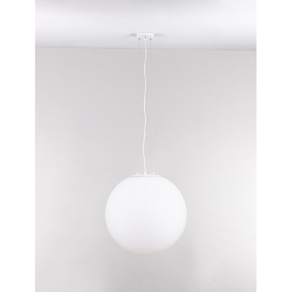 Biele sklenené závesné svietidlo ø 50 cm Nevoso – Nova Luce-image-3