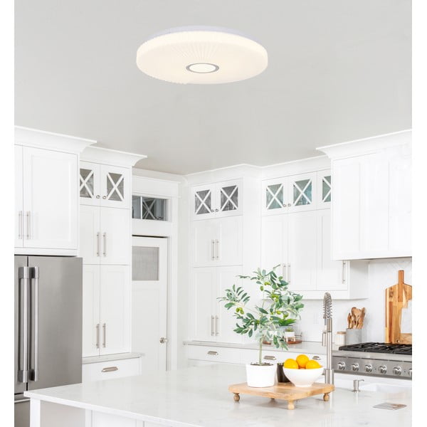 Biele LED stropné svietidlo 38x38 cm Sunny – Candellux Lighting-image-1