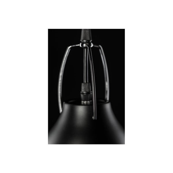 Čierne závesné svietidlo s kovovým tienidlom Orient – GTV-image-2