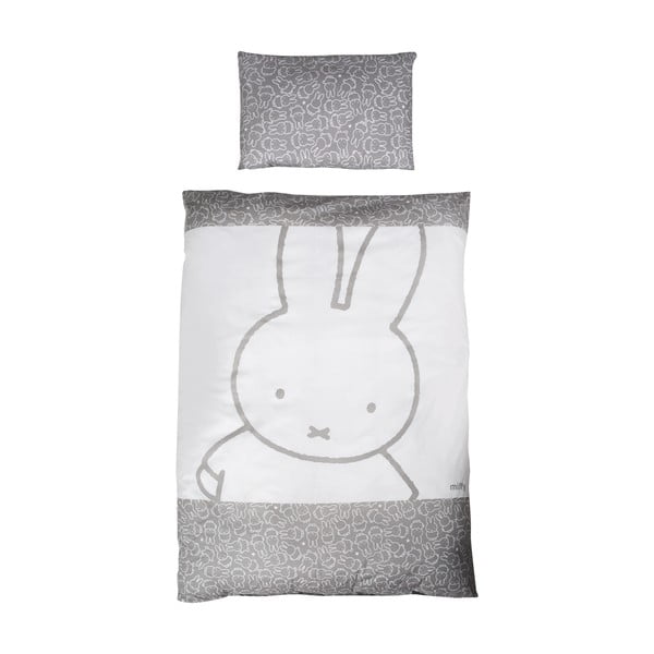 Bavlnené detské obliečky do postieľky 100x135 cm Miffy – Roba