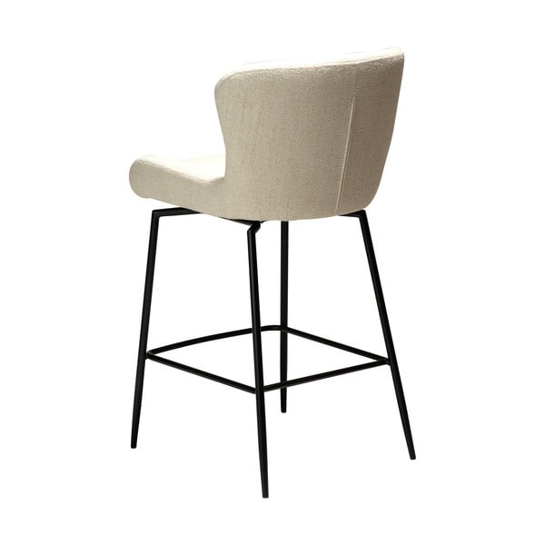 Krémovobiela čalúnená barová stolička (výška sedadla 67,5 cm) Glam – DAN-FORM Denmark-image-3
