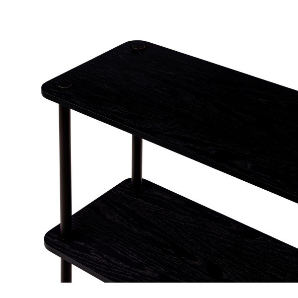 Čierny regál v dekore duba 80x163x35 cm Teidi – noo.ma-image-4