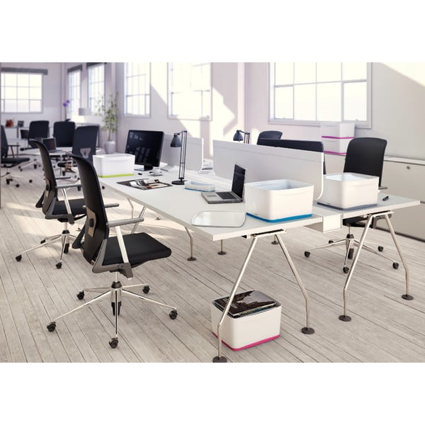 Bielo-modrý plastový úložný box s vekom 32x38.5x20 cm MyBox – Leitz-image-3