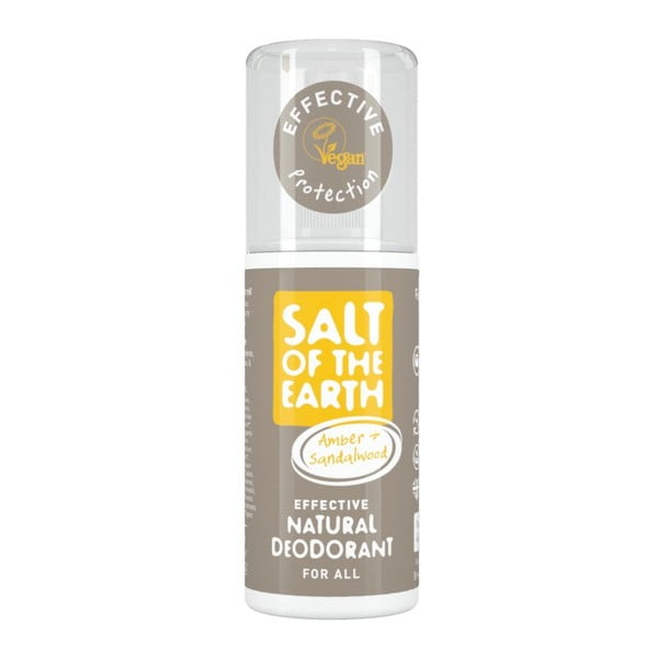 Prírodný deo sprej Salt of the Earth Pure Aura Ambra Santal, 100 ml
