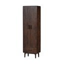 Skrinka z mangového dreva v tmavoprírodnej farbe 60x200x35 cm Liya – WOOOD