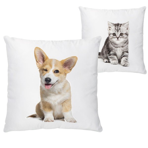 Detský vankúšik z bavlneného saténu 45x45 cm The Cutest Ones – Butter Kings