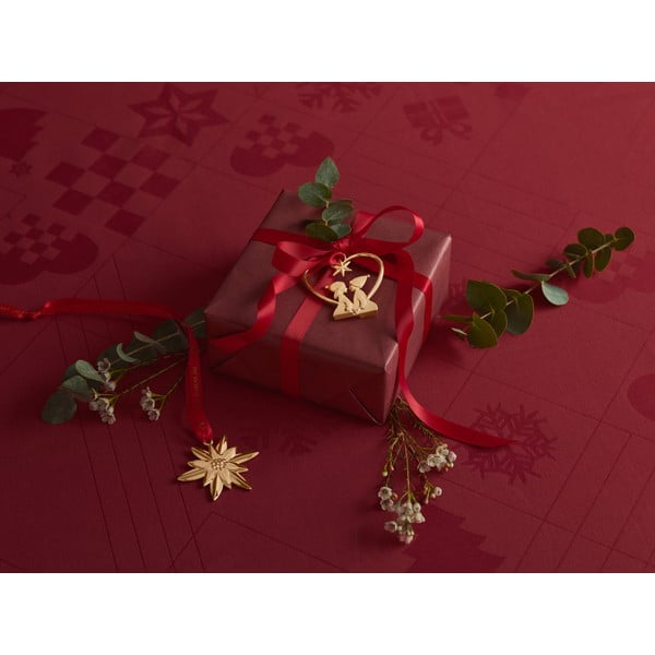 Závesná vianočná dekorácia v zlatej farbe Kähler Design-image-1