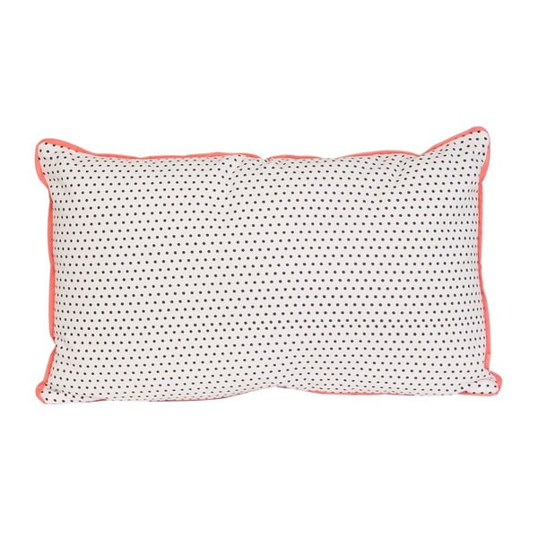 Vankúš Dots Square Grey, 50x30 cm