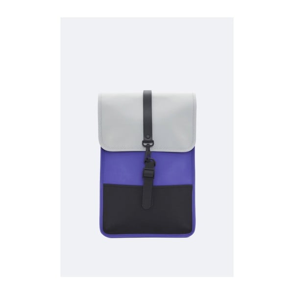 Fialovo-sivý batoh s vysokou vodoodolnosťou Rains Backpack Mini